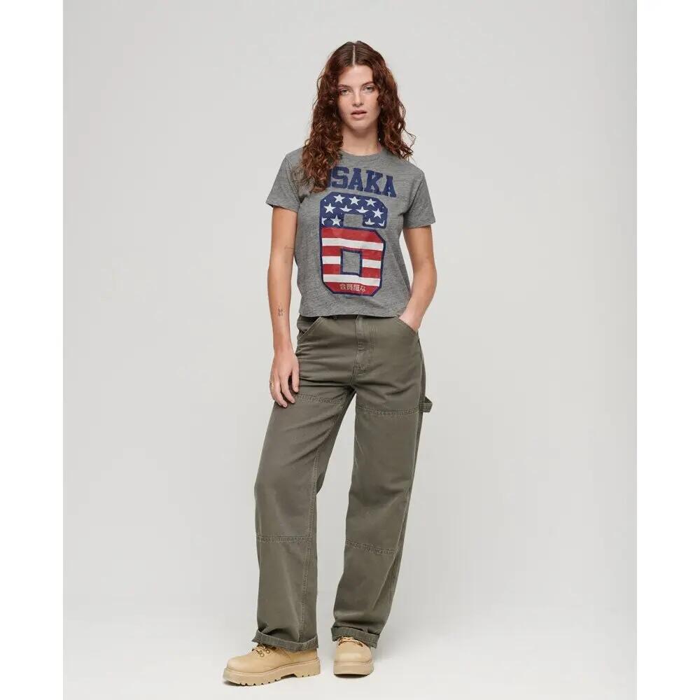 T-Shirt mit Flagge, Frau Superdry 90& Osaka 6 3/6