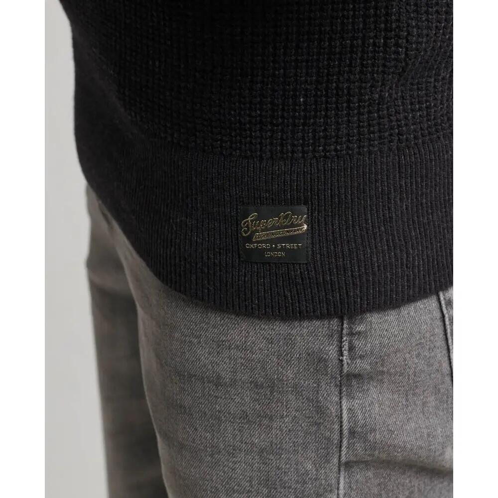 Pull ras du cou en maille texturée Superdry 5/7