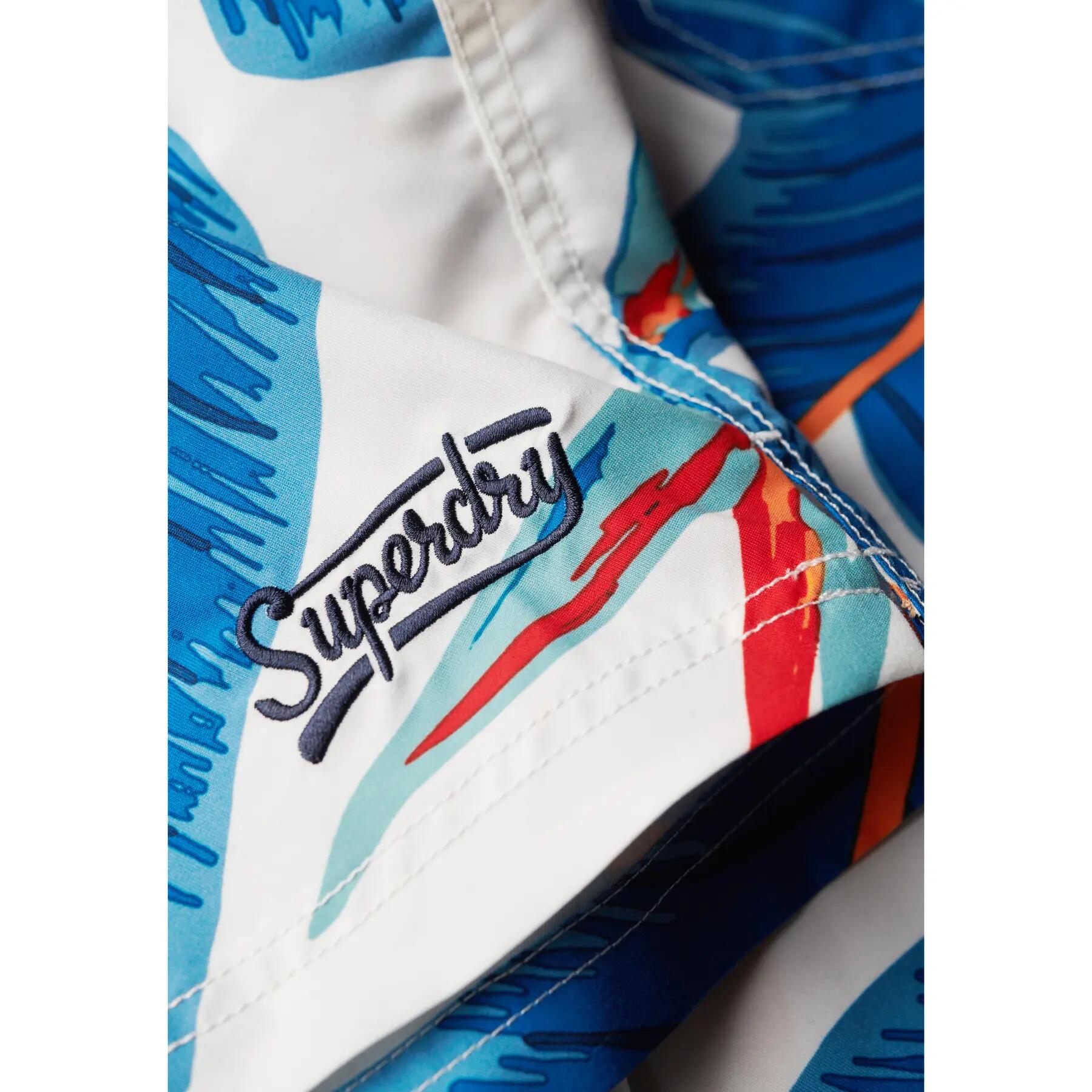 Short de bain imprimé hawaïen Superdry 5/7