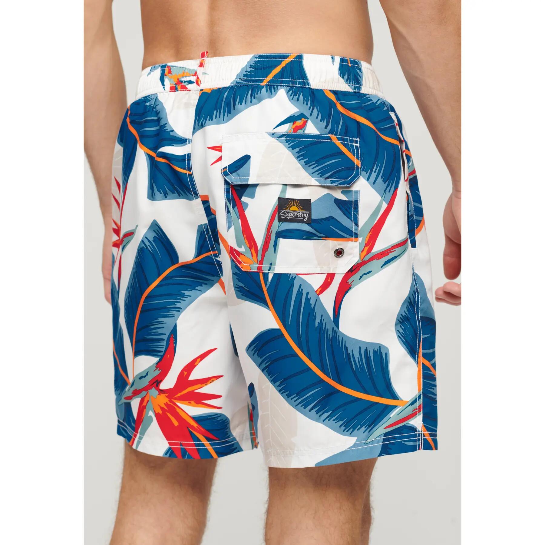 Short de bain imprimé hawaïen Superdry 4/7