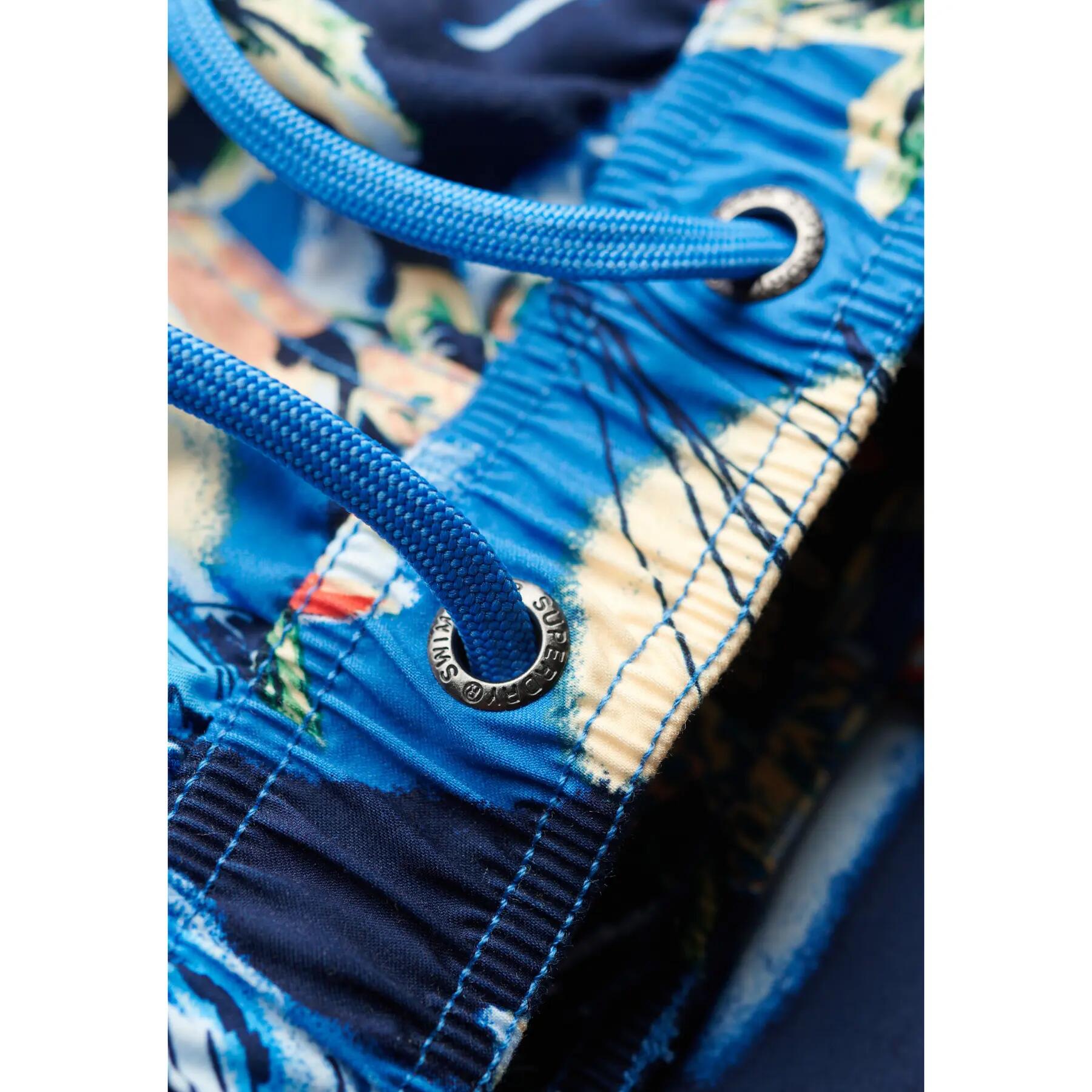 Short de bain imprimé hawaïen Superdry 5/7
