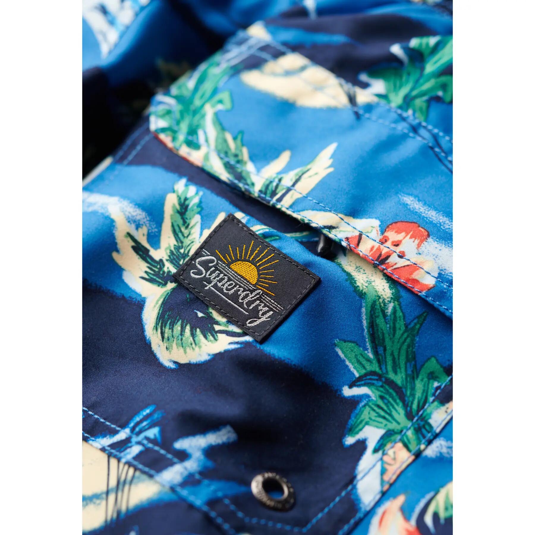 Short de bain imprimé hawaïen Superdry 6/7