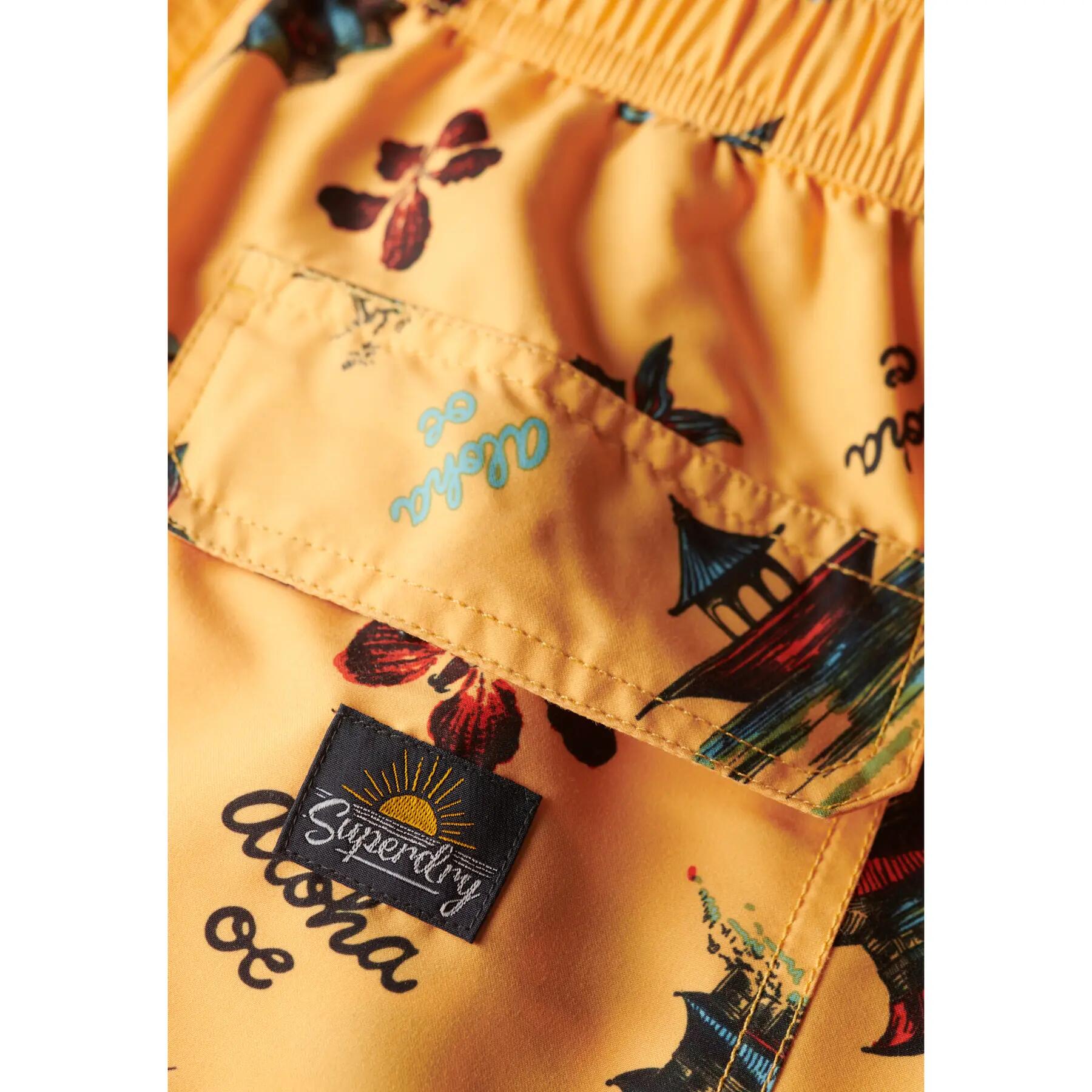 Short de bain imprimé hawaïen Superdry 7/7