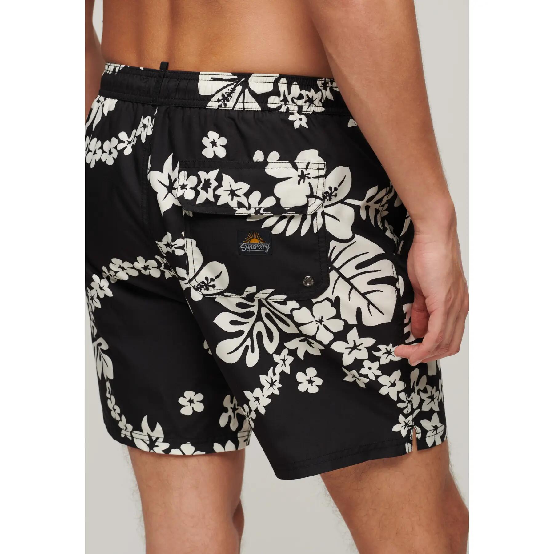 Short de bain imprimé hawaïen Superdry 4/7