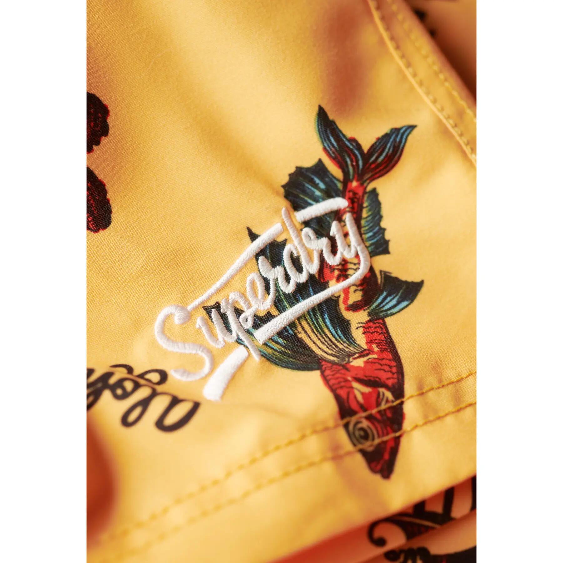 Short de bain imprimé hawaïen Superdry 6/7