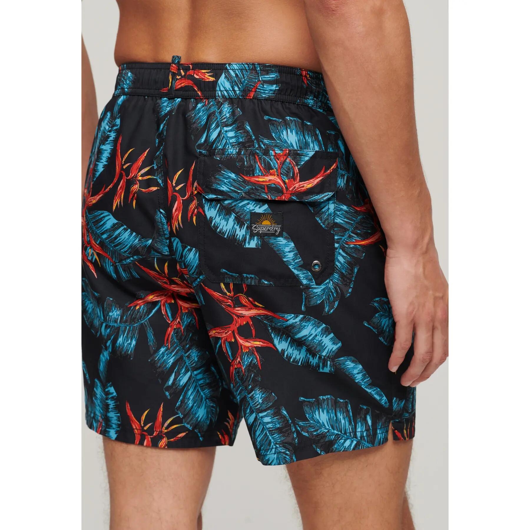 Spodenki kąpielowe z hawajskim nadrukiem Superdry 4/7