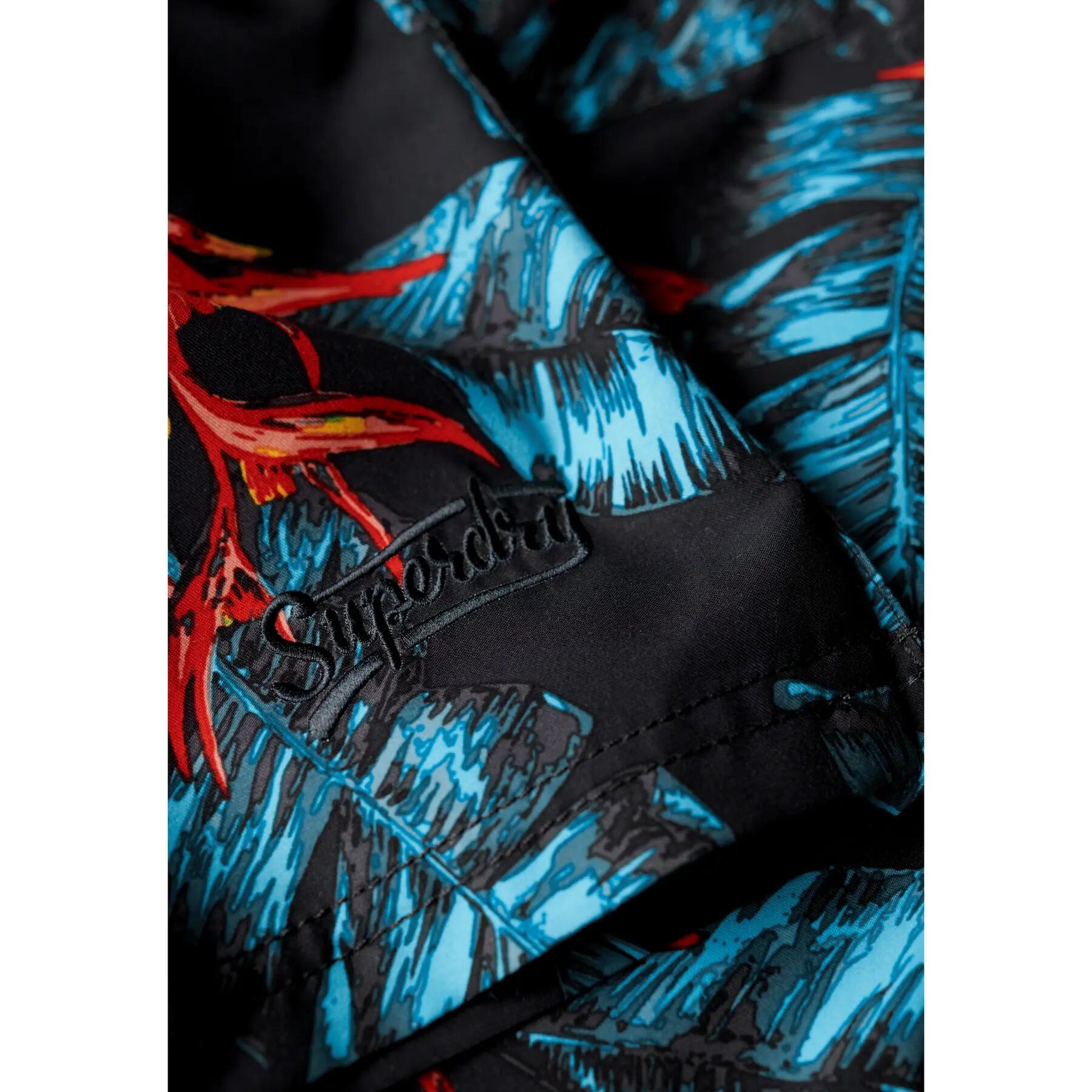 Spodenki kąpielowe z hawajskim nadrukiem Superdry 6/7
