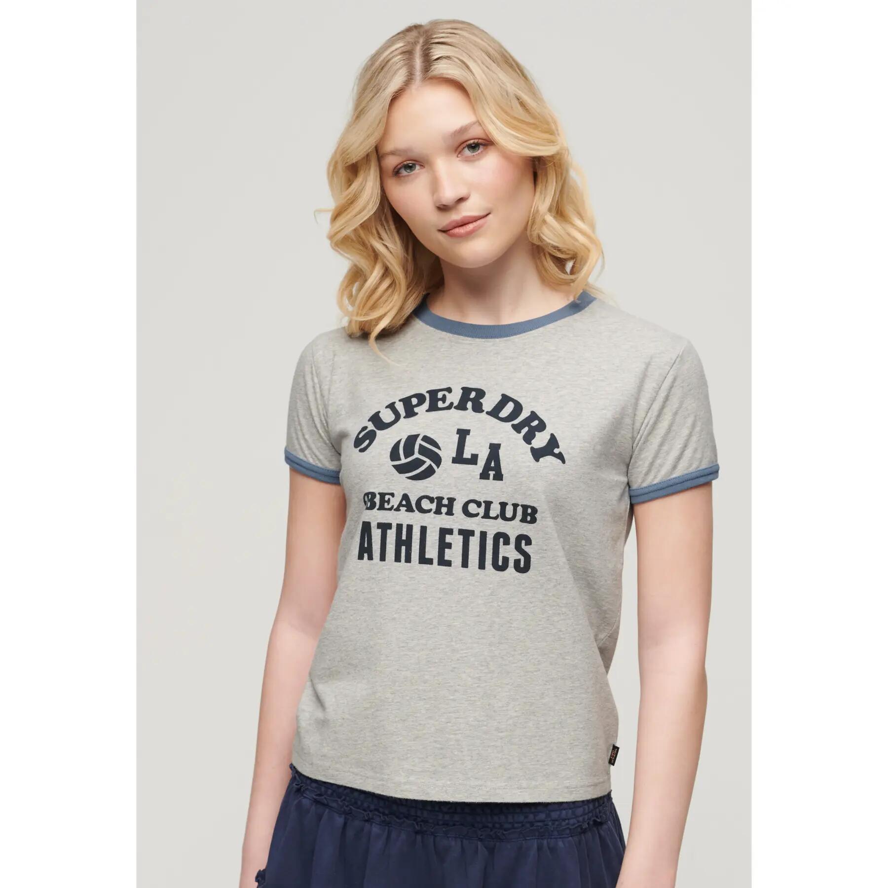 T-shirt contrasté à motif femme Superdry Athletic Essentials Beach 3/7