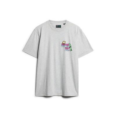 Loszittend fluorescerend t-shirt superdry travel