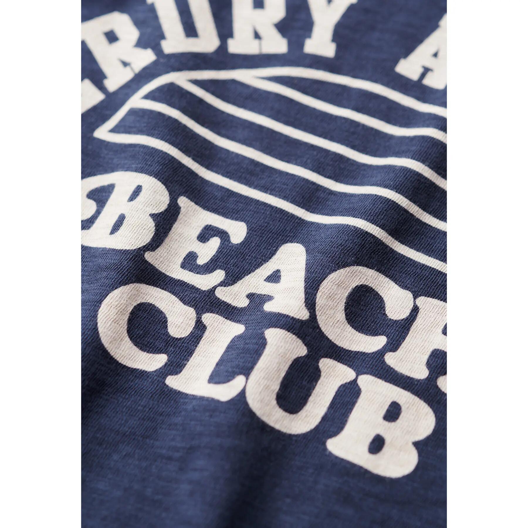 Damska koszulka w kontrastowym kolorze Superdry Athletic Essentials Beach 5/6