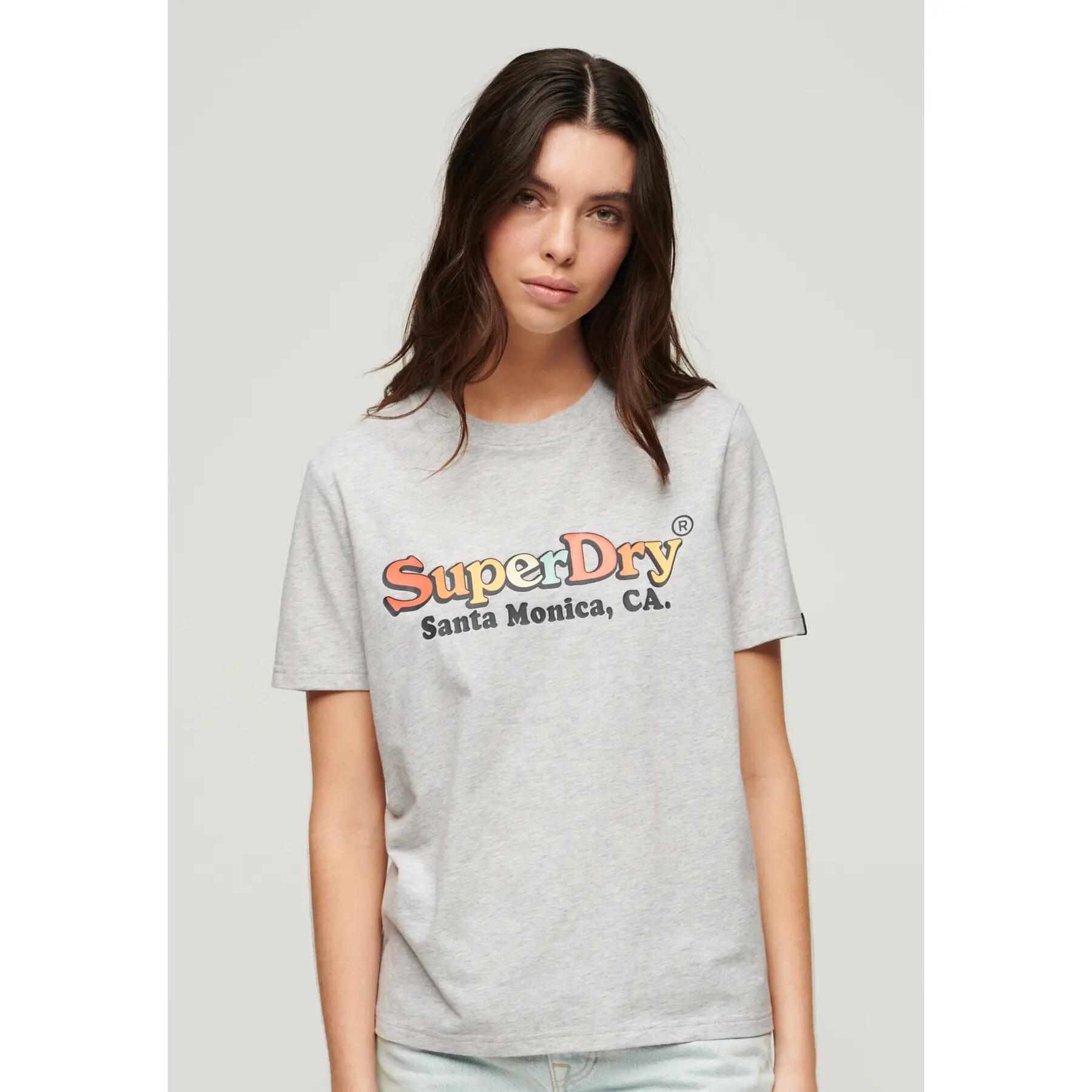 T-shirt à coupe décontractée avec logo arc-en-ciel 3/6