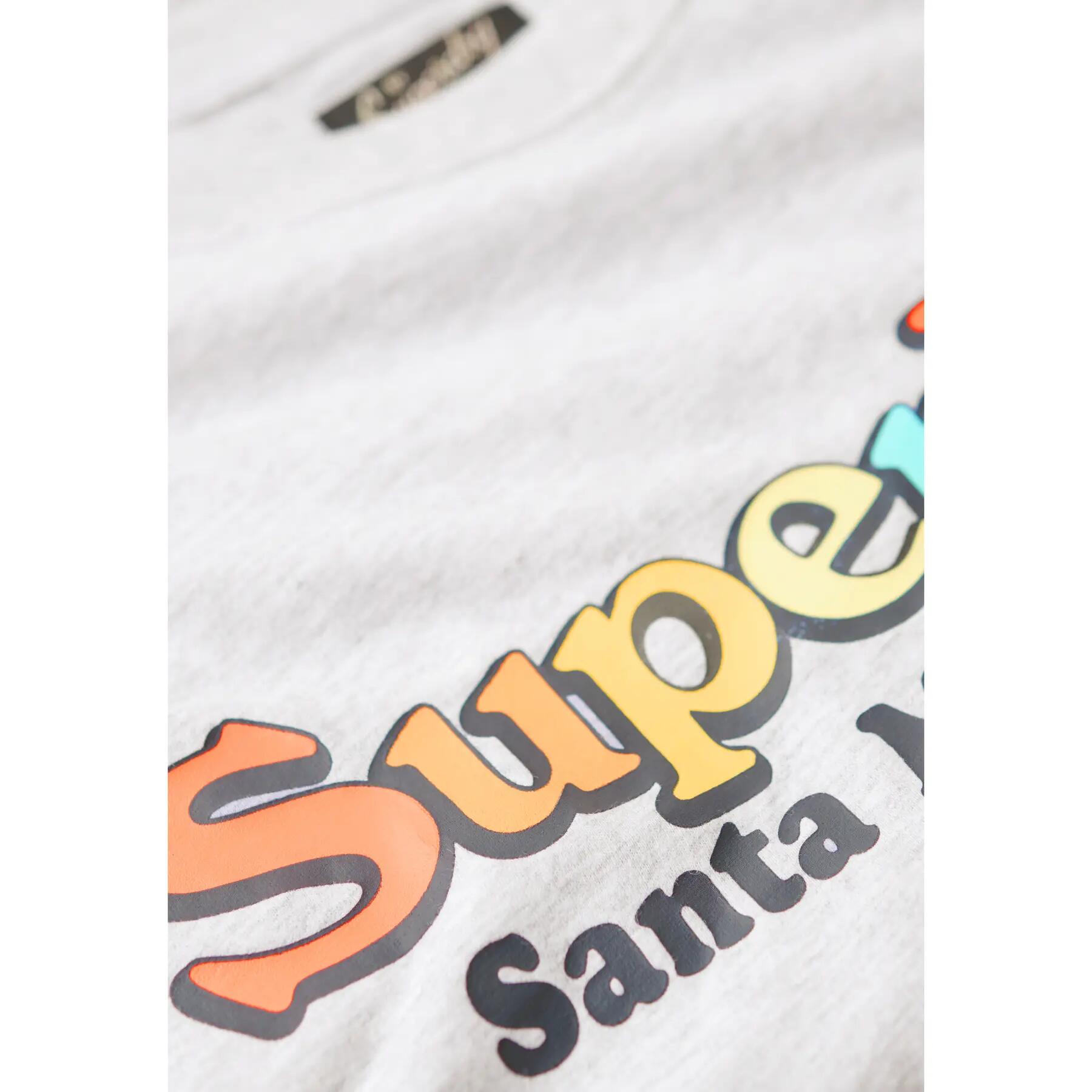T-shirt à coupe décontractée avec logo arc-en-ciel 5/6