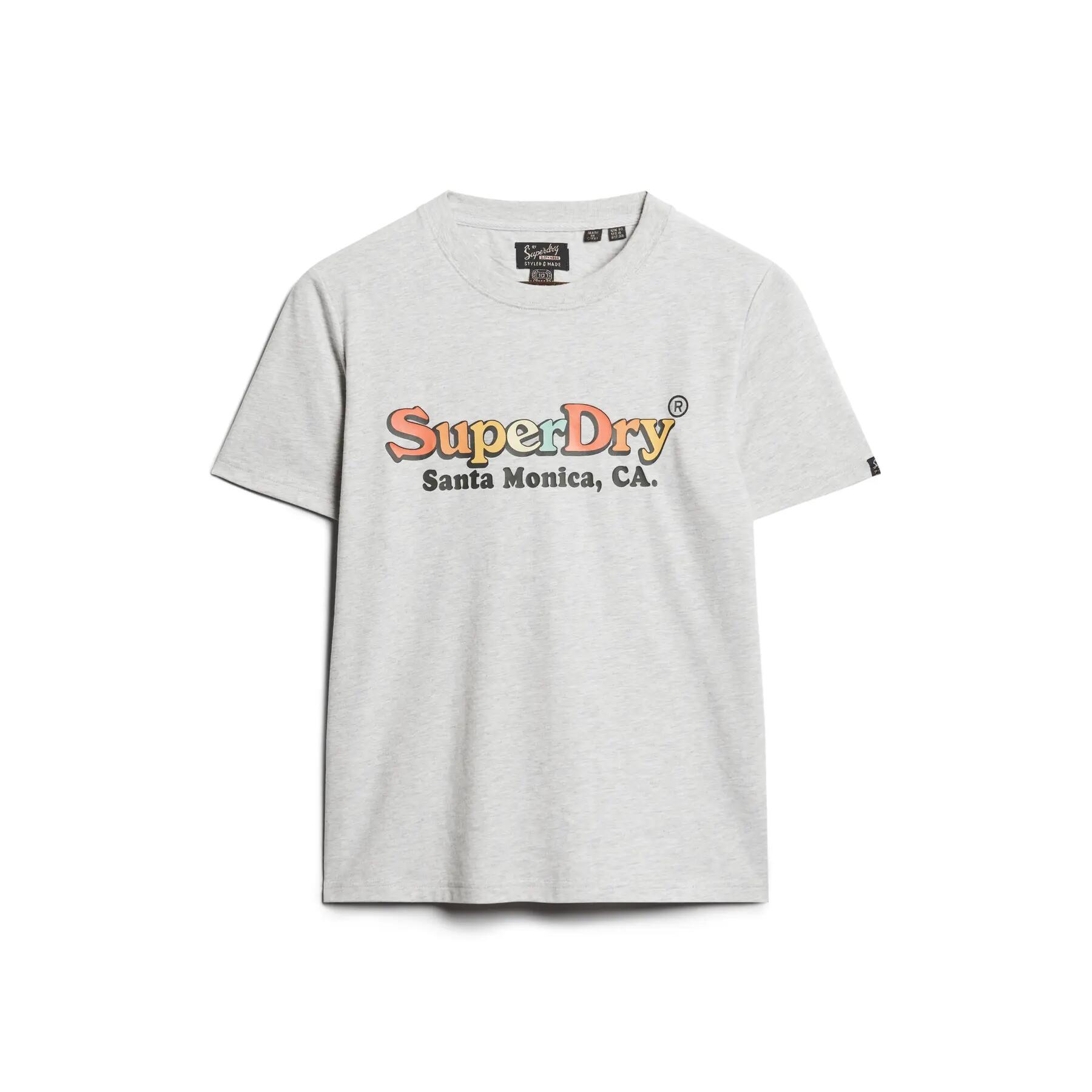 T-shirt à coupe décontractée avec logo arc-en-ciel 1/6