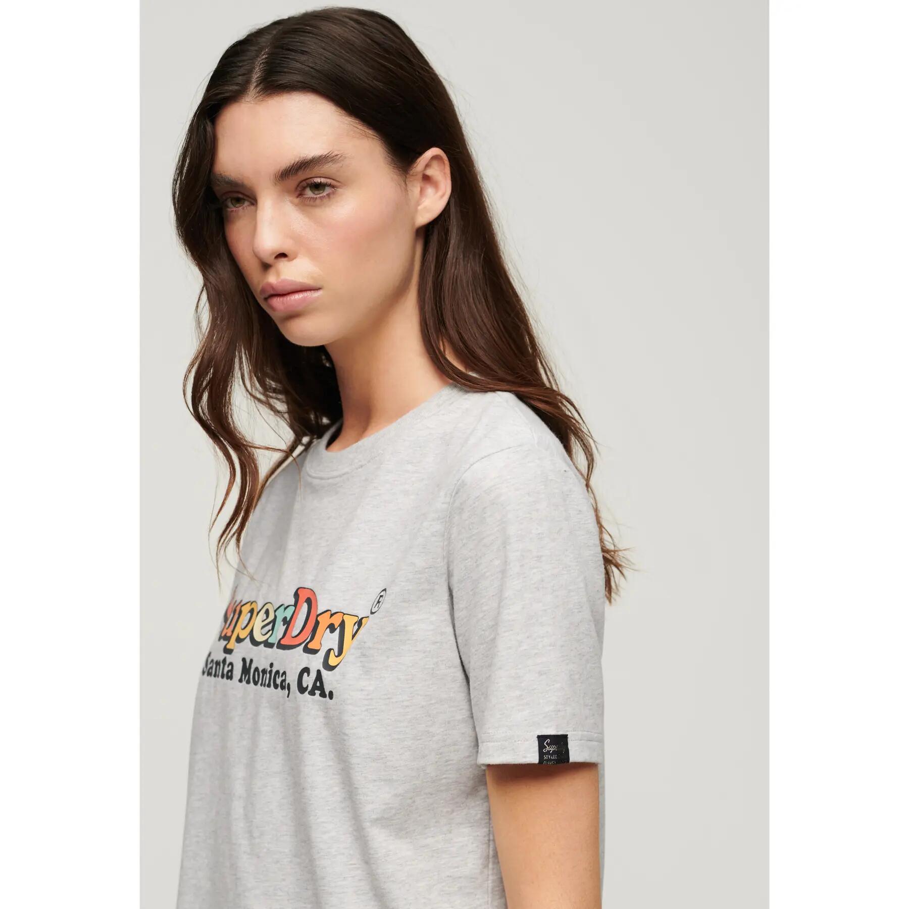 T-shirt à coupe décontractée avec logo arc-en-ciel 4/6