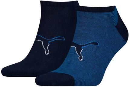 Chaussettes Puma Sneaker Big Cat 2p Bleu Bleu 39-42