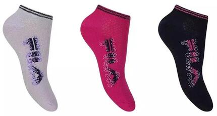 Fila 3-pack W Sneaker Chaussettes Fleur 35-38