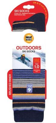 Skisokken warmtehouders ultra lite ski 39-45 blauw