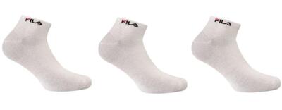 Fila sokken 3-pack bamboe uni wit 39-42