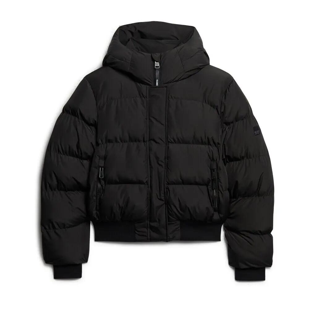 Women's padded down jacket Superdry Hooded Sports