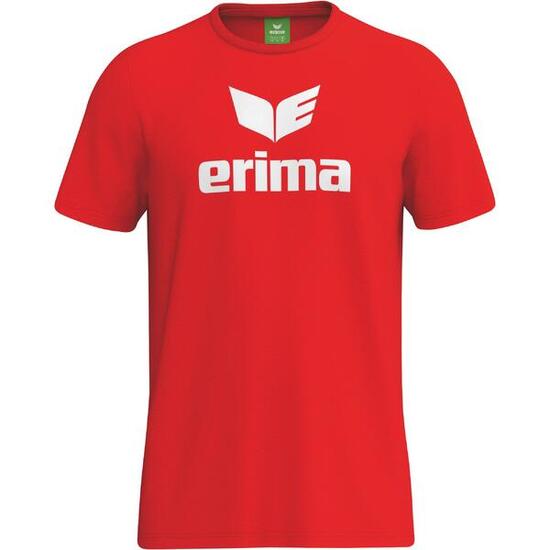 Maglietta promozionale Erima Junior rossa 100% cotone.