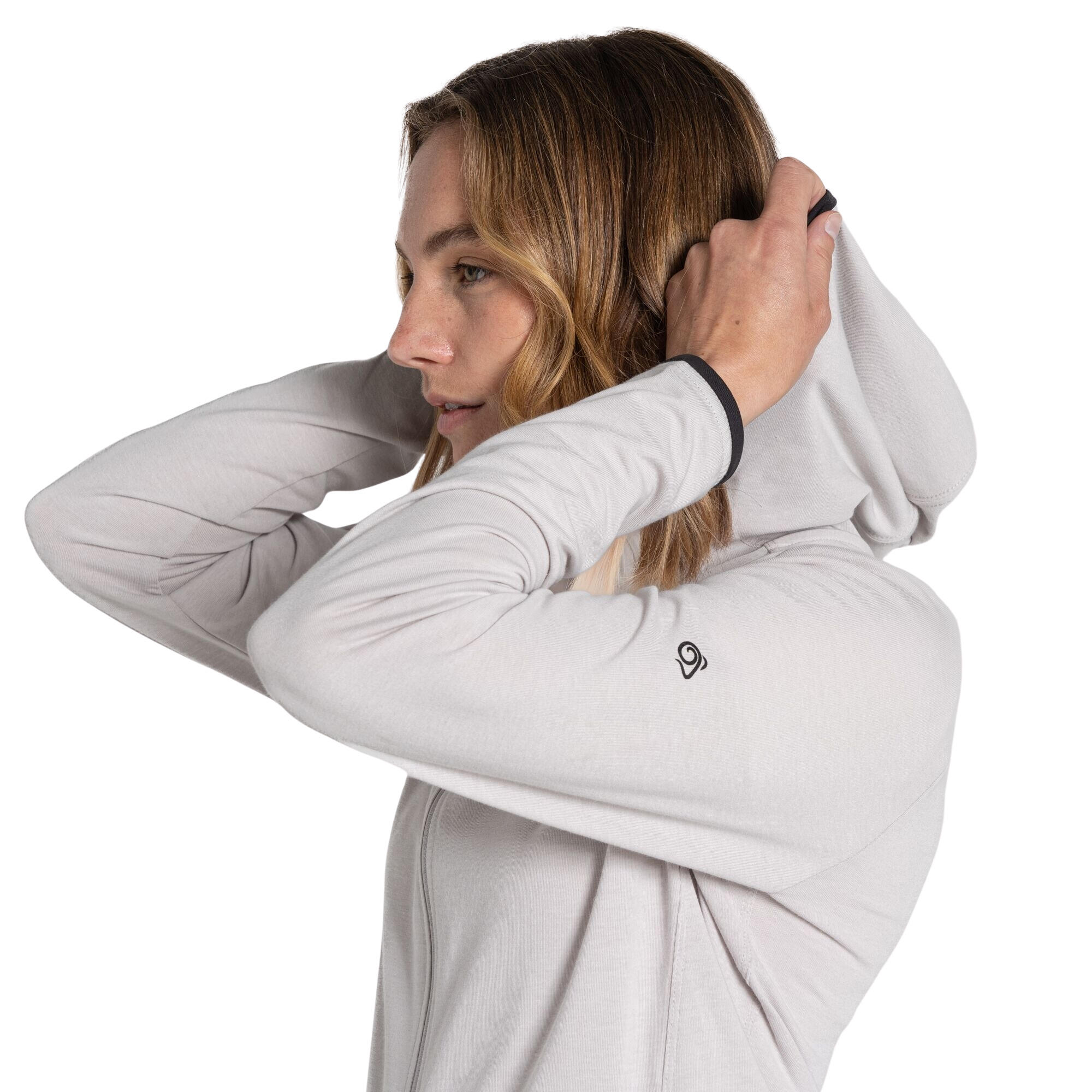 Sweatshirt à capuche full zip femme Craghoppers NosiLife Afia 7/7