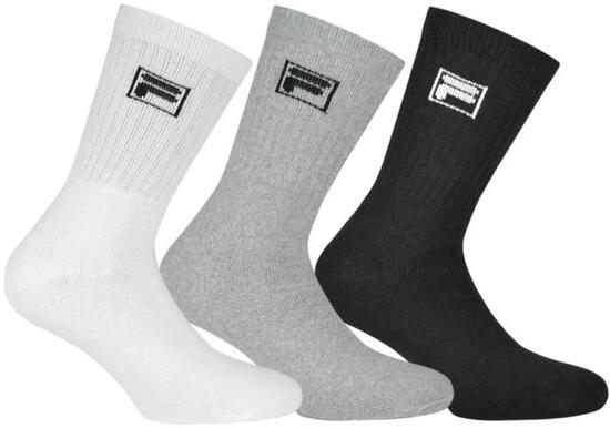 Chaussettes Fila Crew Tennis 3-pack unisexe Classic Mix 35-38