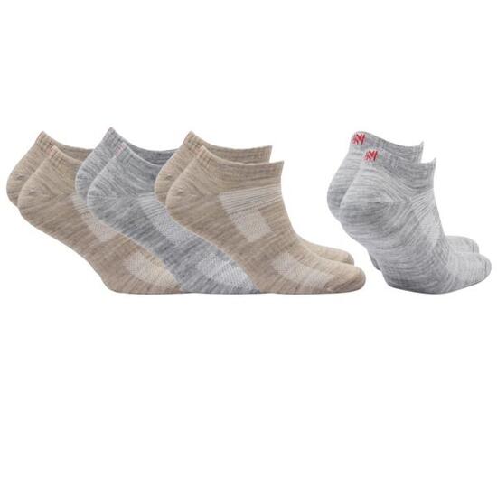 4 paires chaussettes laine mérinos - Anti-ampoules -Absorption rapide-Sheldon LC