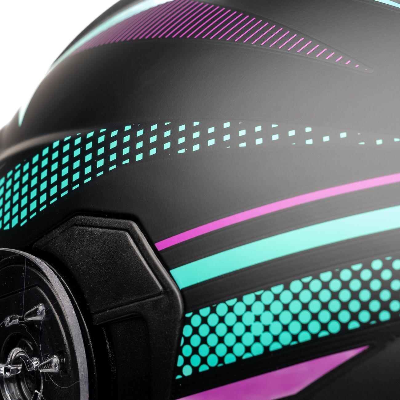 ATLAS HORIZON Adulte Noir/Turquoise/Pink Mat Dexter 5/6