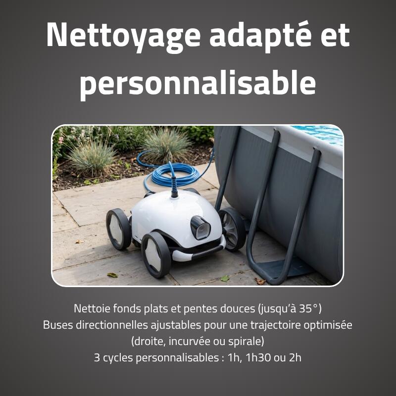 Bestway Robot piscine Falcon nettoyage fond et pentes 28 m² max 3/7