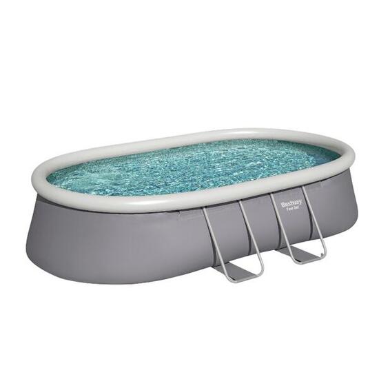 Bestway Piscine autoportante Ovale Fast Set 488x305x107cm avec filtration