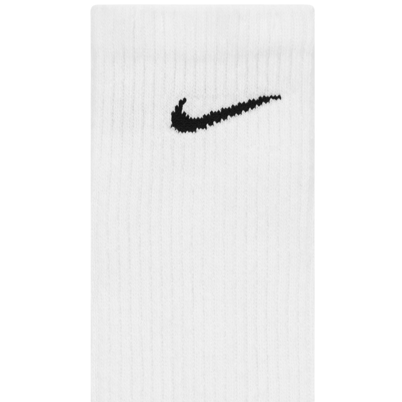 Nike Everyday Plus Polster-Socken Crew 6er Pack Weiss 3/3