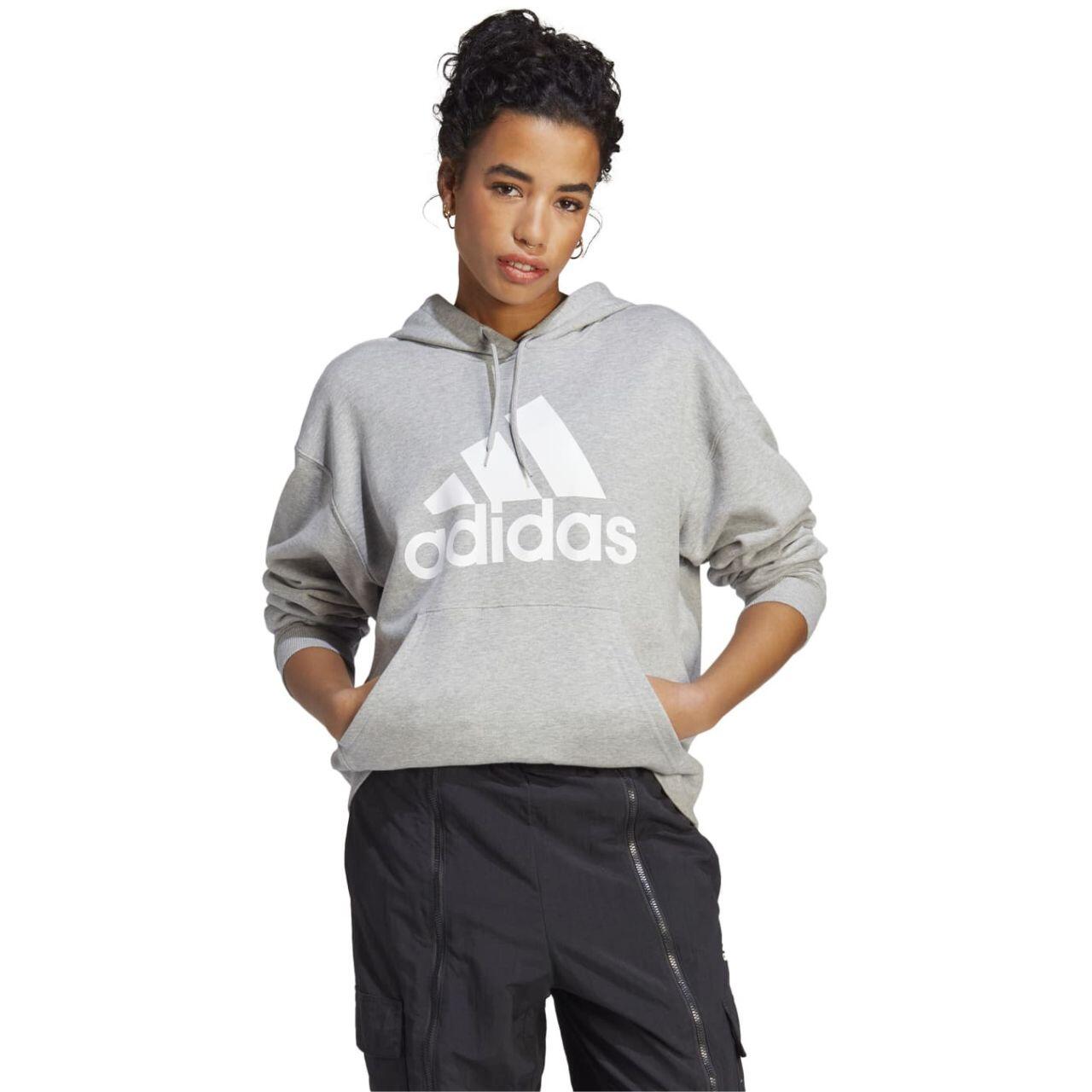 Sweat-shirt adidas Essentials Big Logo Oversized French Terry Hoodie pour femme 5/7