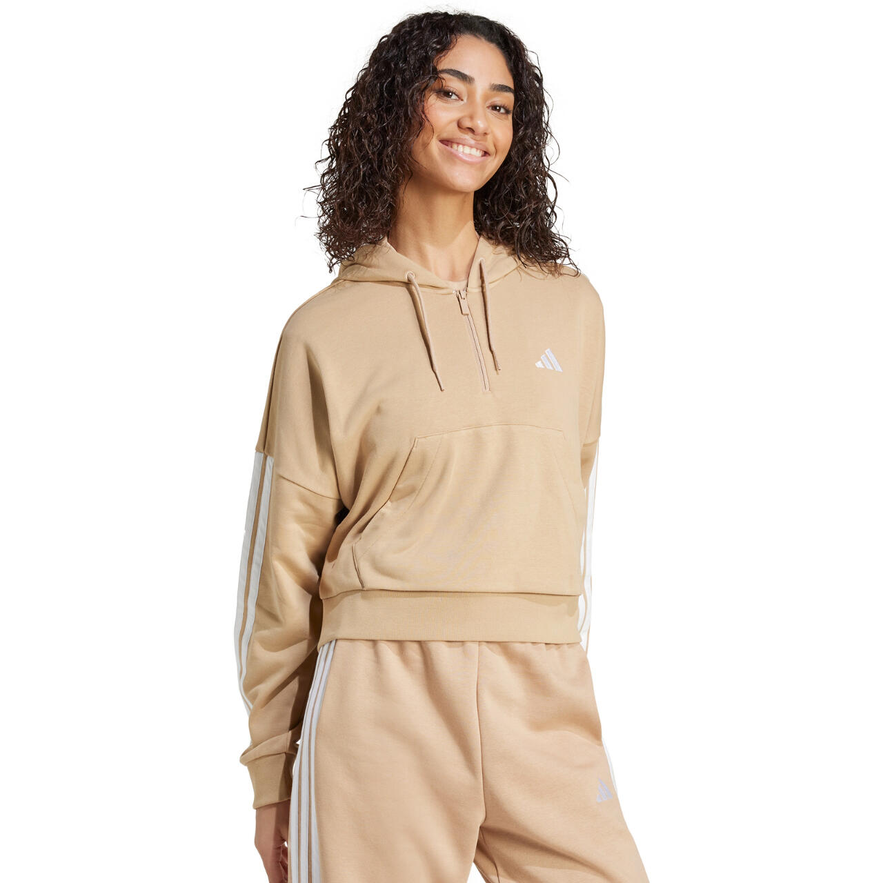 Sweat court adidas Essentials 3-Stripes femme 5/6