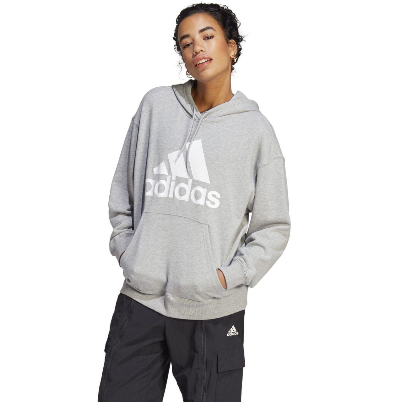 Sweat-shirt adidas Essentials Big Logo Oversized French Terry Hoodie pour femme 4/7