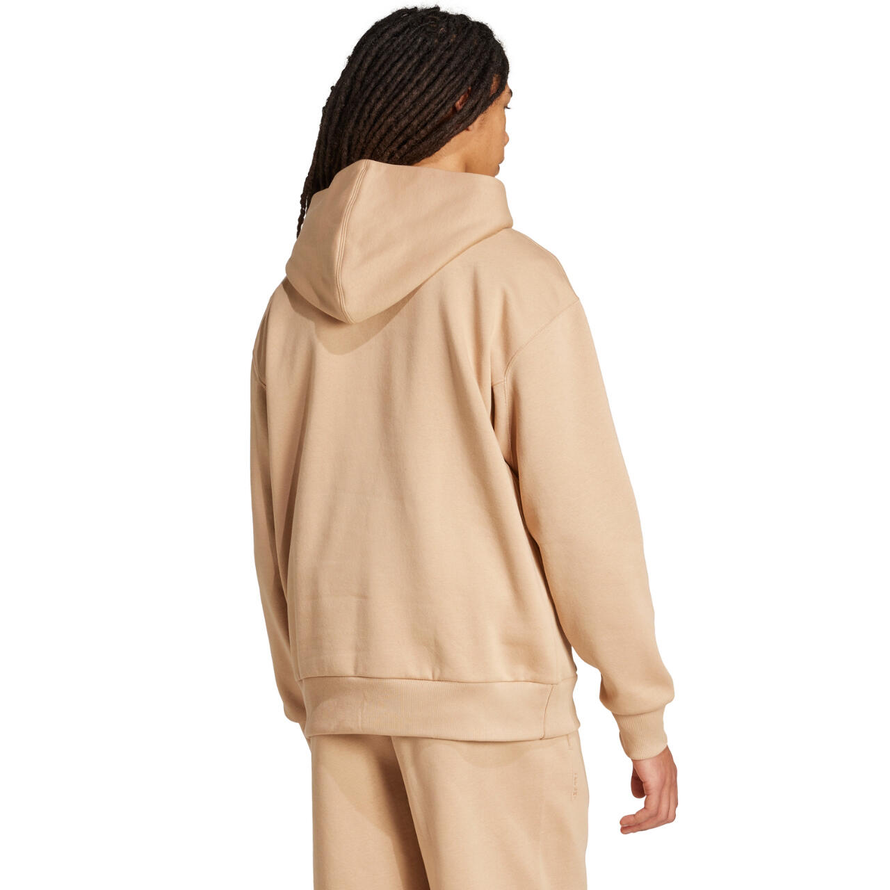 Felpa ADIDAS All Szn uomo - beige, interno in pile 4/6
