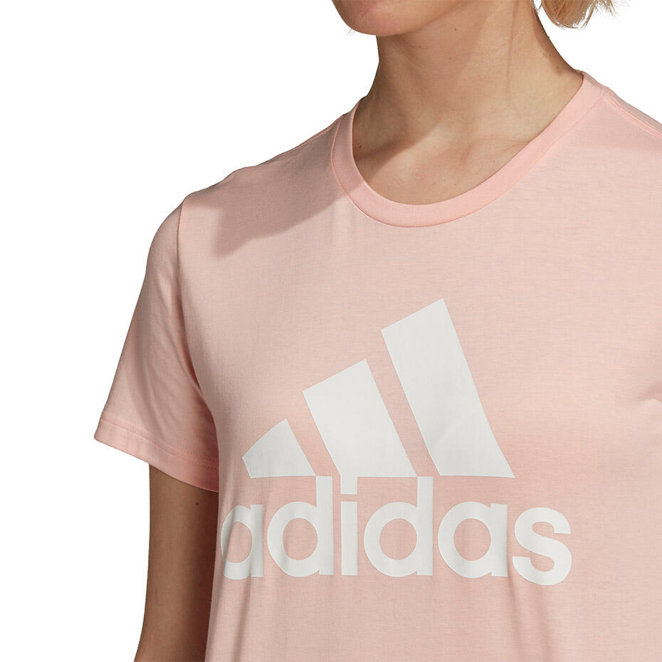Camisola feminina adidas W BOS CO Tee cor de pêssego 5/7