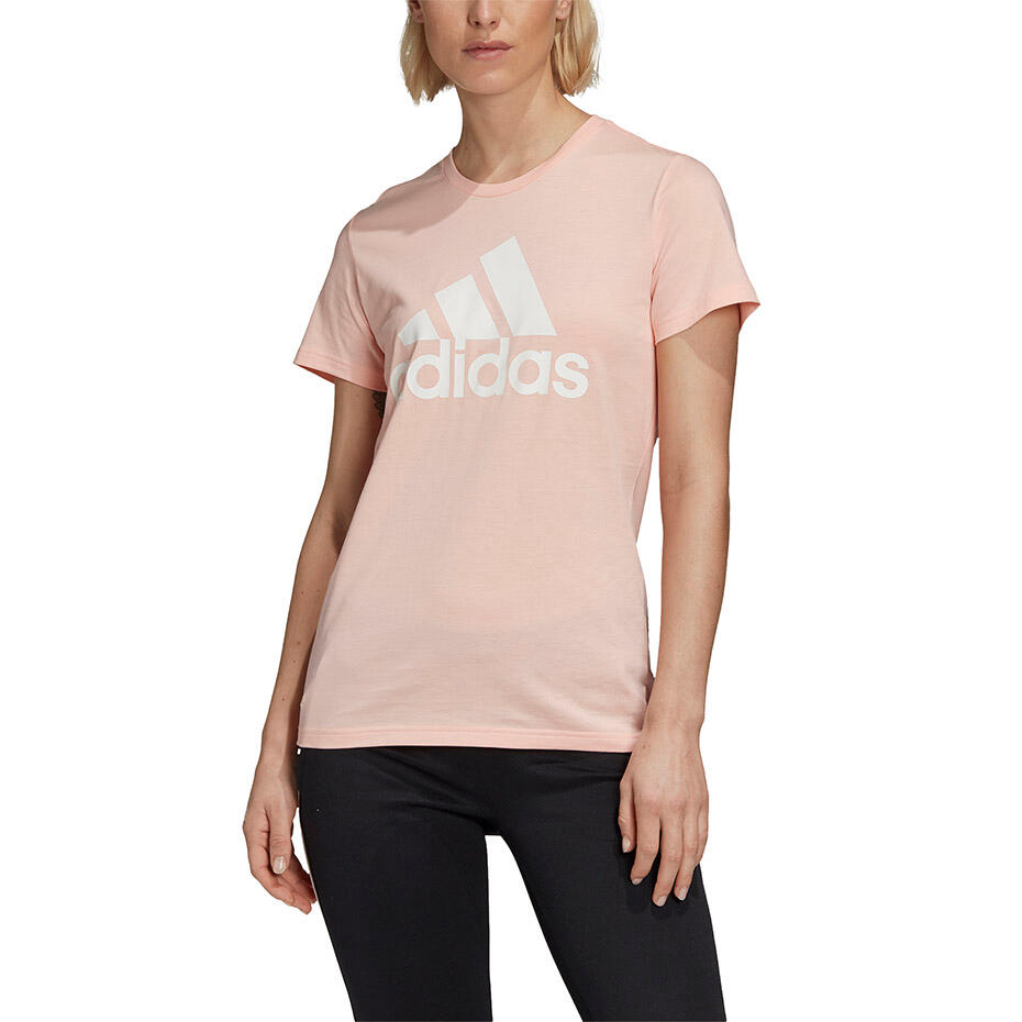 Camisola feminina adidas W BOS CO Tee cor de pêssego 4/7