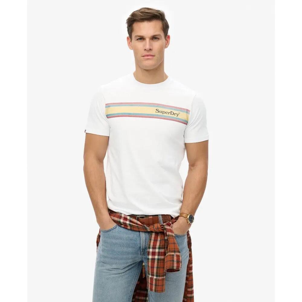 T-shirt à rayures avec logo Venue 2/5