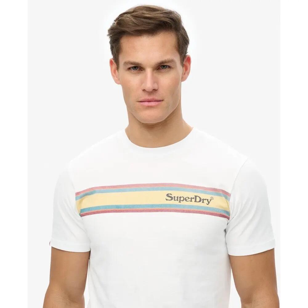 T-shirt à rayures avec logo Venue 5/5