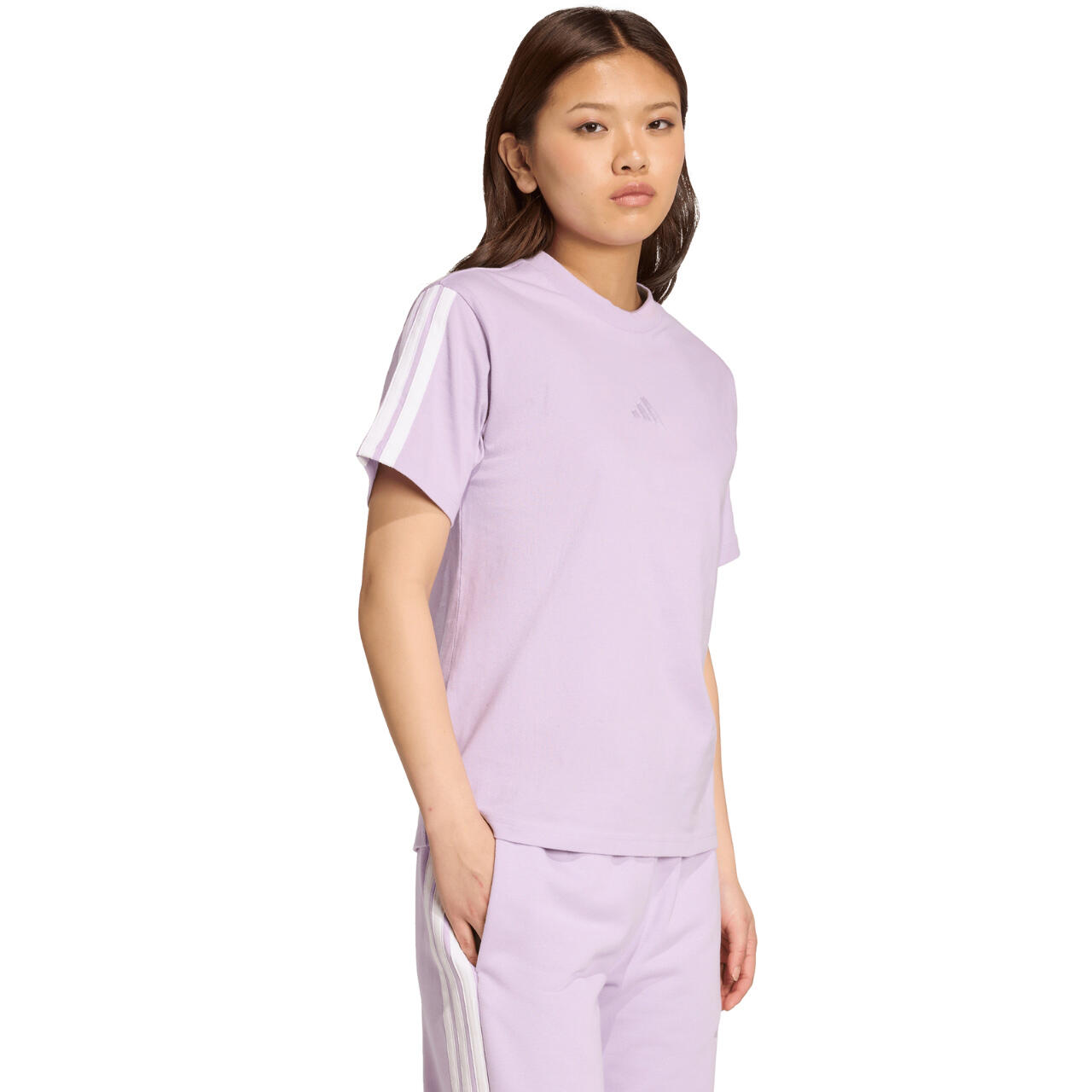 T-shirt adidas Essentials 3-Stripes Cotton pour femme 2/6