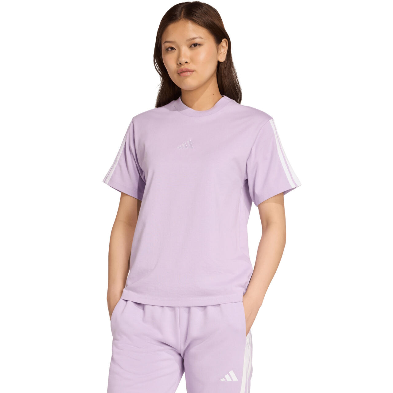T-shirt adidas Essentials 3-Stripes Cotton pour femme 5/6