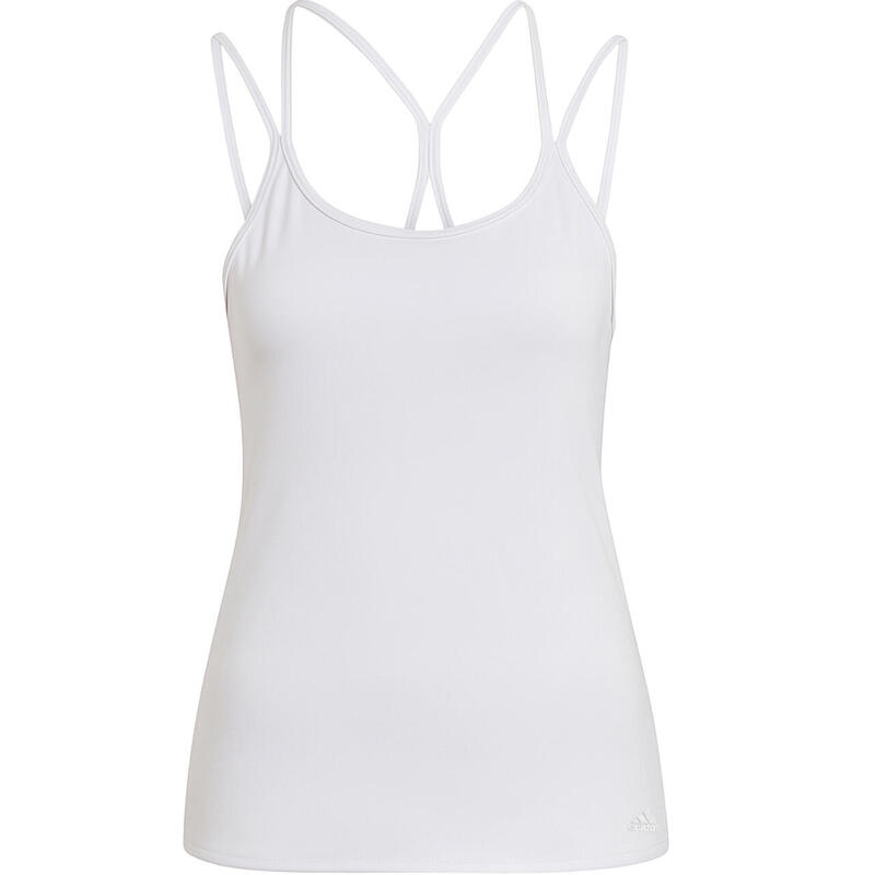 Tricou pentru femei adidas Studio Slim Strappy Back Tank Top