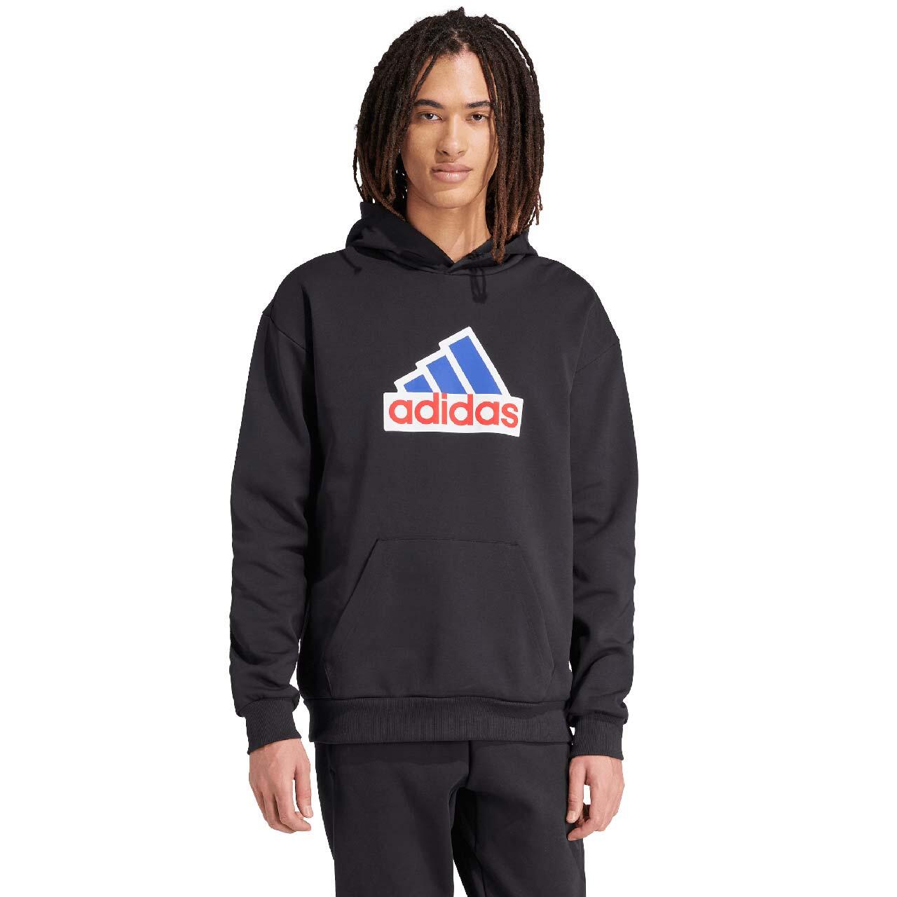 Sweat ADIDAS homme - coton doux, coupe standard 4/7