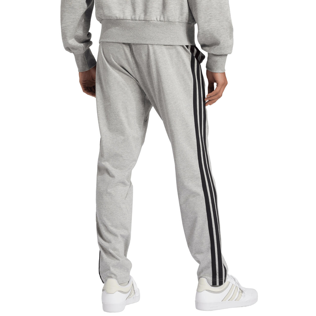 Pantaloni da uomo adidas Essentials 3-Stripes Single Jersey 3/6