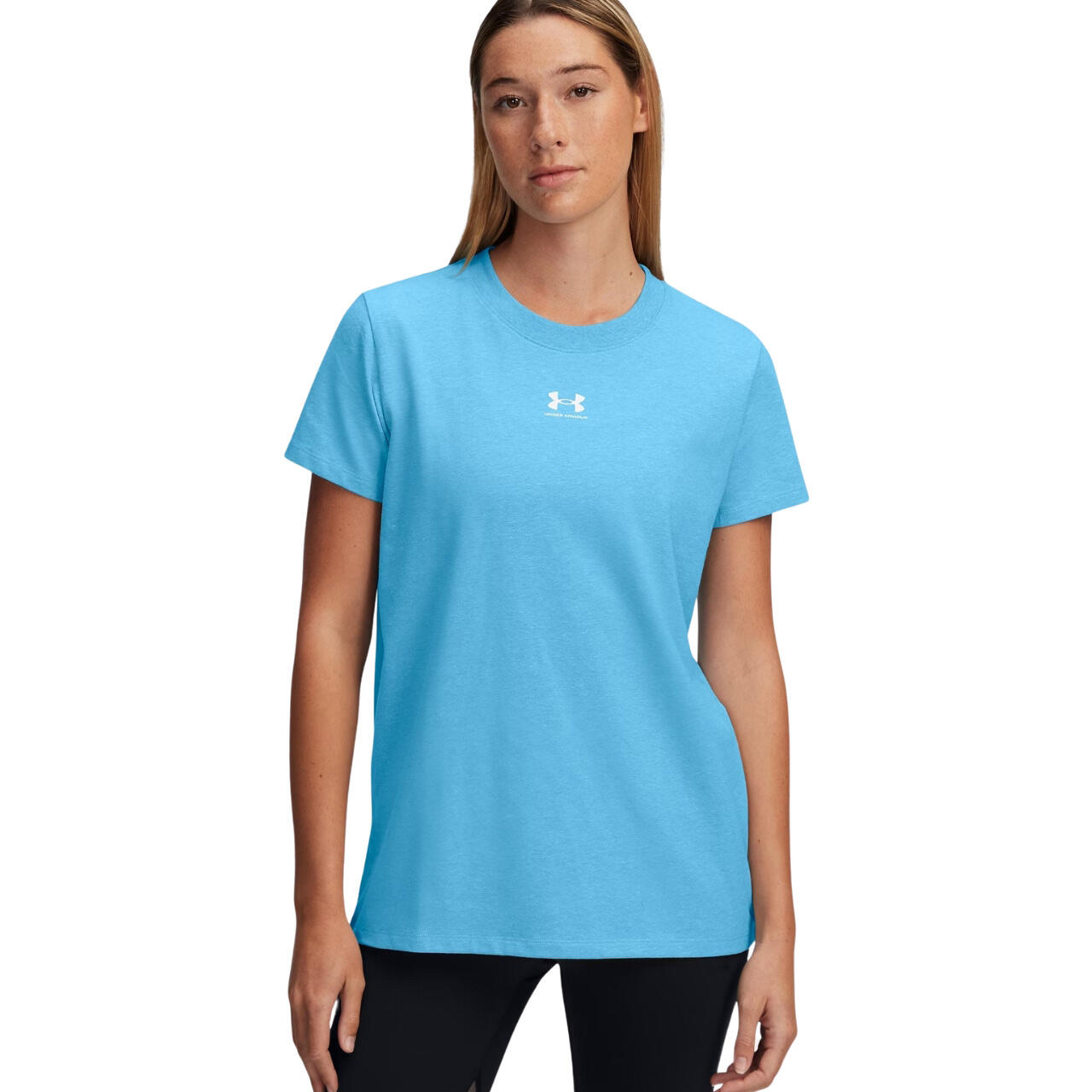 Under Armour Rival Core SS dames-T-shirt 2/7