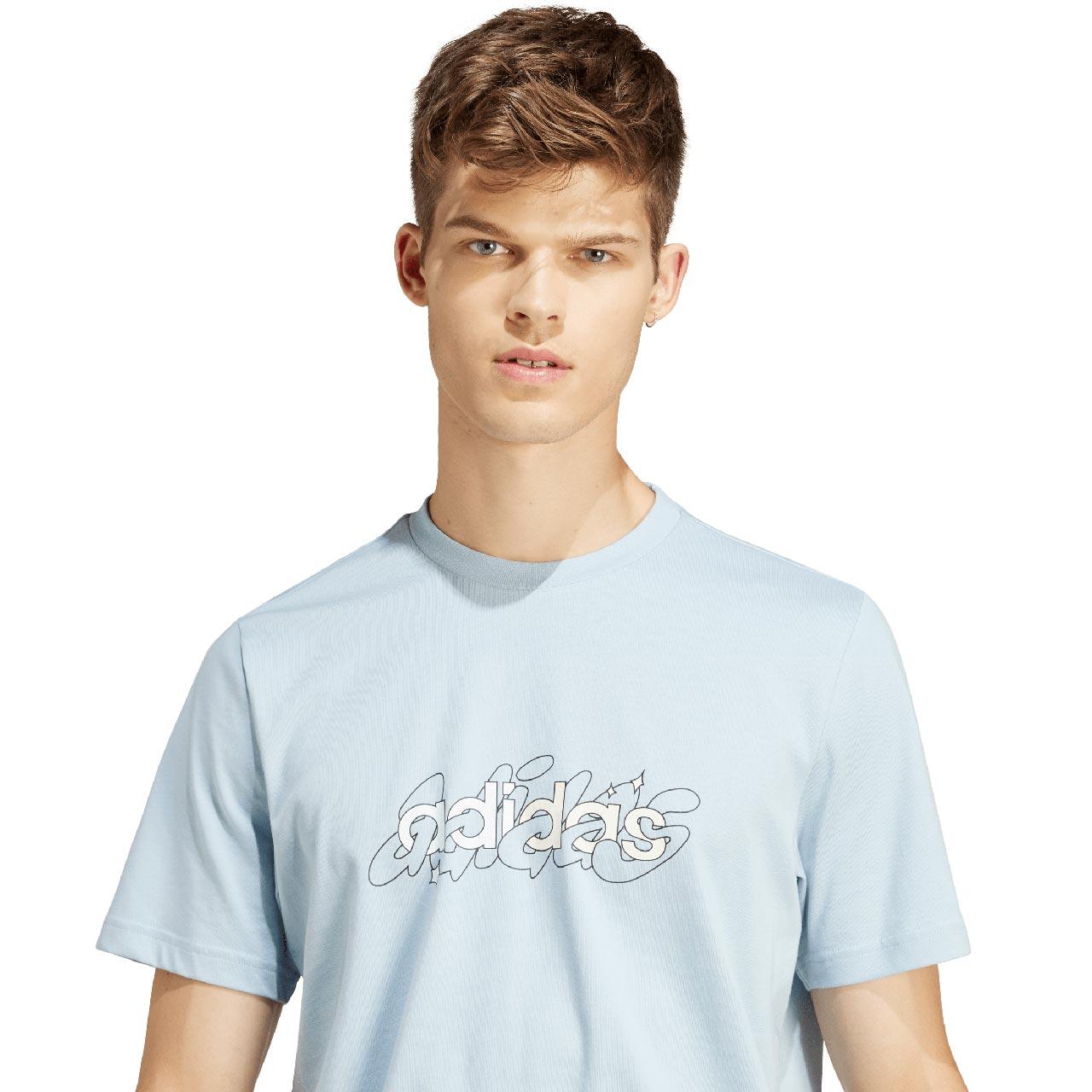 T-shirt adidas Illustrated Linear Graphic pour homme 5/7