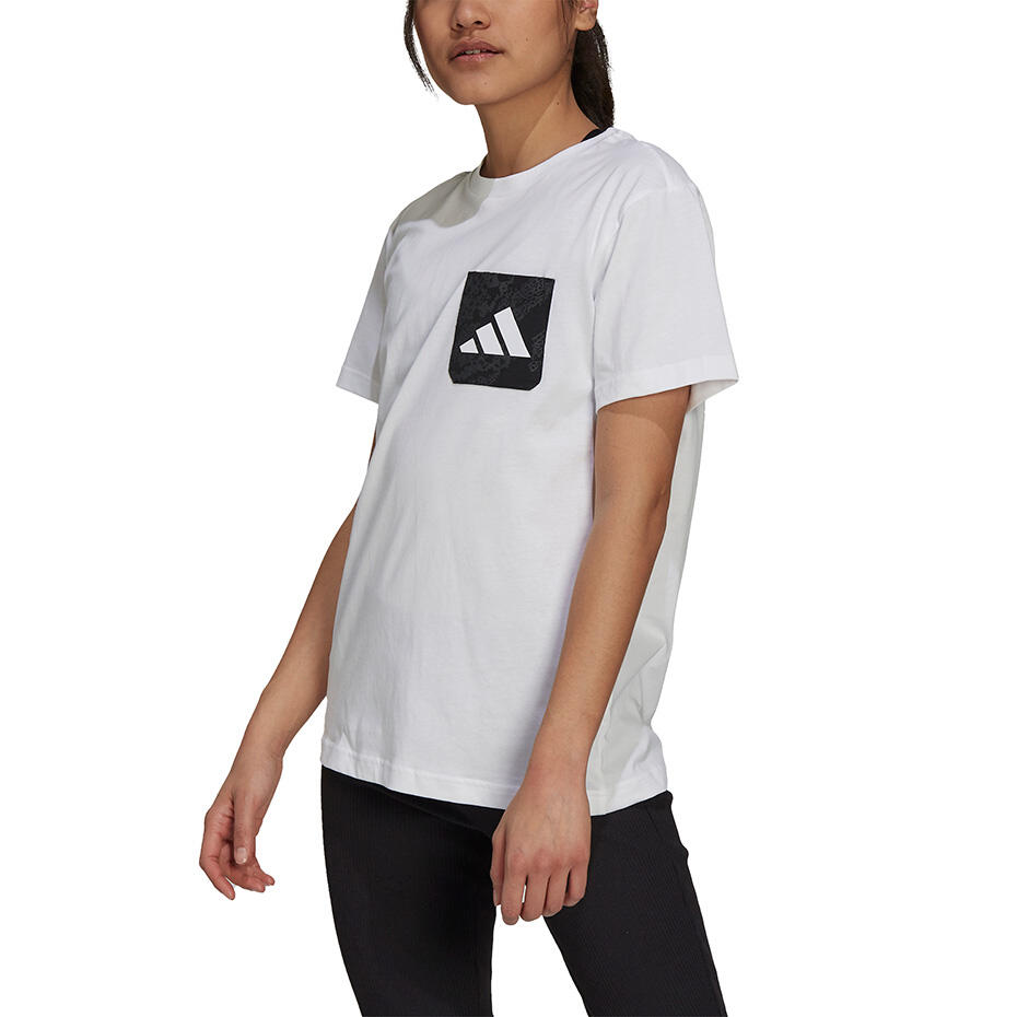 Adidas Lace Camo GFX 1 T-shirt voor dames 4/7