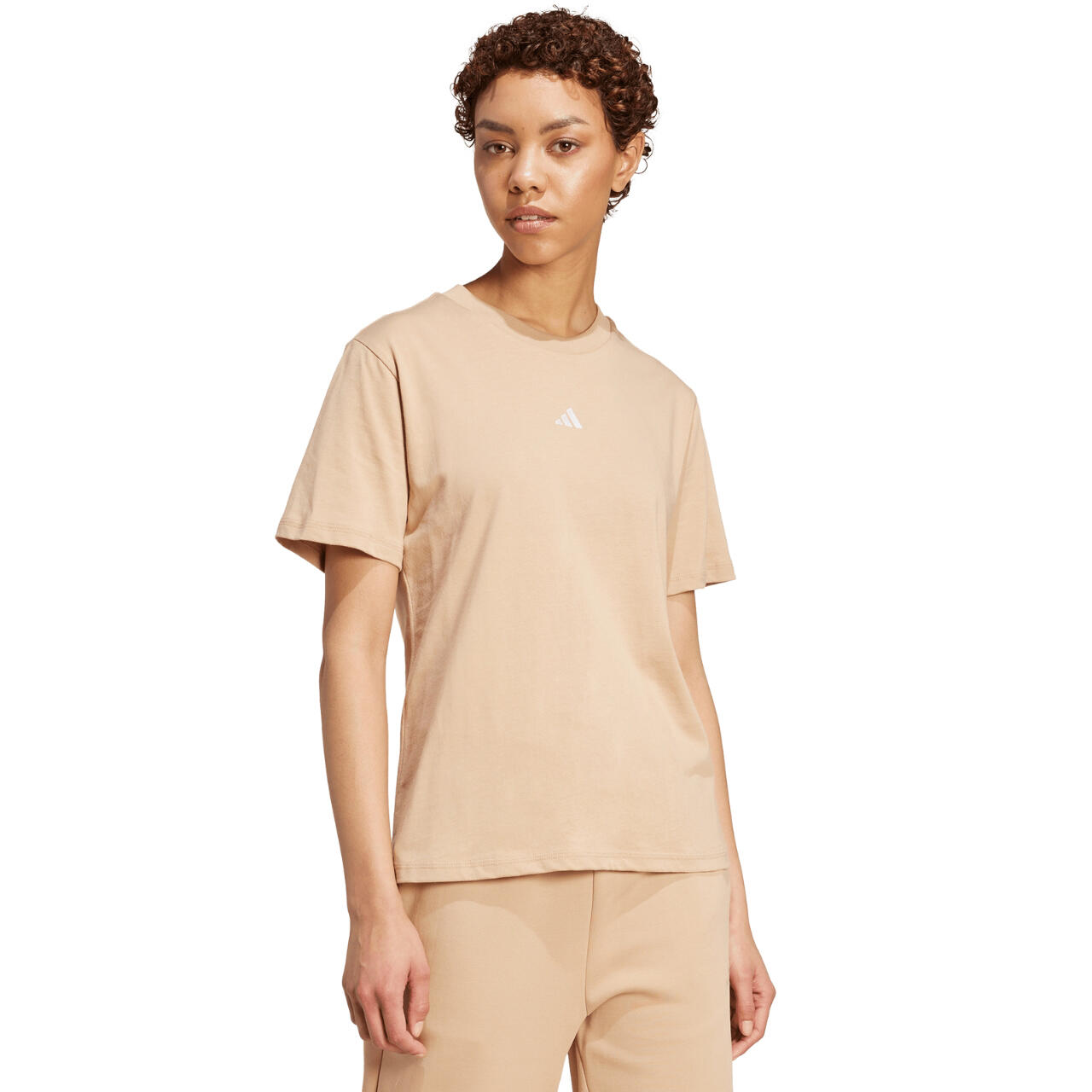 Adidas Essentials Small Logo Cotton dames-T-shirt 5/6