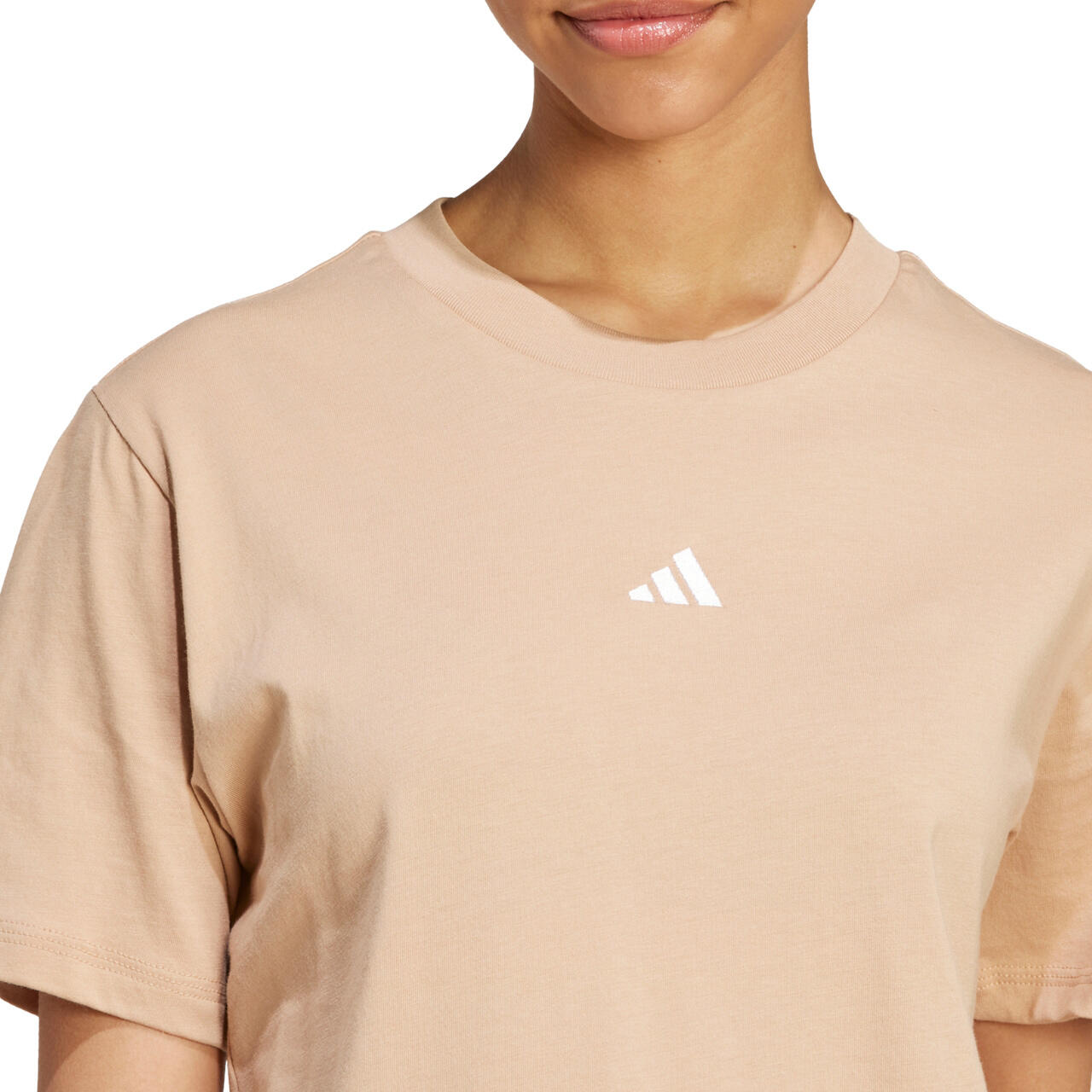Adidas Essentials Small Logo Cotton dames-T-shirt 6/6