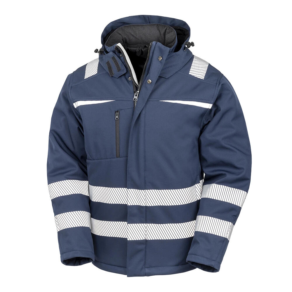 Result Safeguard Mens Dynamic Hi-Visibility Softshell Work Coat